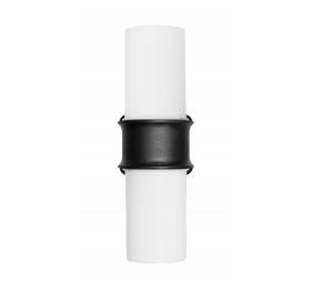 Heronia D-274 BLACK ΑΠΛΙΚΑ 2/Φ ΚΥΛΙΝΔΡ.OPAL ΠΛΑΣΤΙΚΗ ΣΚΕΤΗ 11.5x30cm