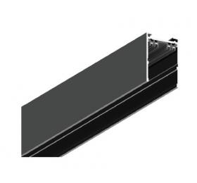InLight Μαγνητική ράγα 220V με κάλυμμα μαύρη D:2m (TRM20012)
