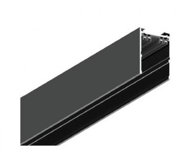 InLight Μαγνητική ράγα 220V με κάλυμμα μαύρη D:2m (TRM20012)