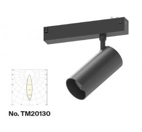 Inlight Φωτιστικό spot LED 18W, 3CCT, 24° για μαγνητική ράγα 220V, σε μαύρη απόχρωση D:5,5x12cm (TM20130)