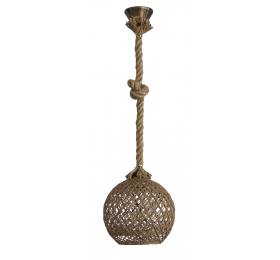 Heronia SILK-01 Φ20 ROPE NATURAL UT-BR 1/L Ε/27