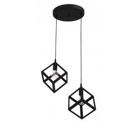 Heronia KYVOS/2L BLACK PENDEL 2/L ΚΡΕΜΑΣΤΟ ΜΕΤΑ