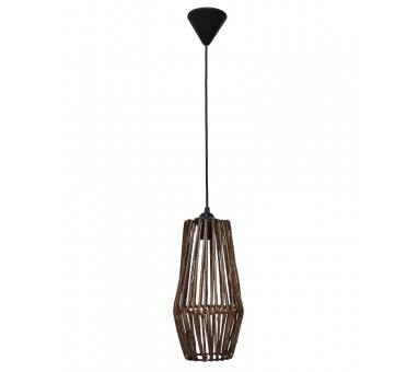 Heronia GEO-D- 1L BROWN ΚΡΕΜΑΣΤΟ Φ15 ΣΤΥΛ ΜΠΑΜΠΟΥ h100xΦ15