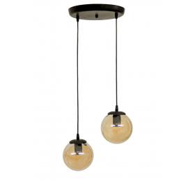 Heronia Φωτιστικό /οροφής ανισόπεδο GL-600 PENDEL 2L BL-MELI