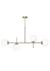 Heronia LUNA 4/L RAGA GOLD MAT-WHITE ΠΟΛΥΦΩΤΟ ΟΡΟΦΗΣ