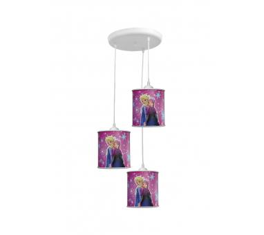 Heronia Παιδικό φωτιστικό KID 3L PENDEL Φ15 GIRL -A-
