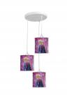 Heronia Παιδικό φωτιστικό KID 3L PENDEL Φ15 GIRL -A-