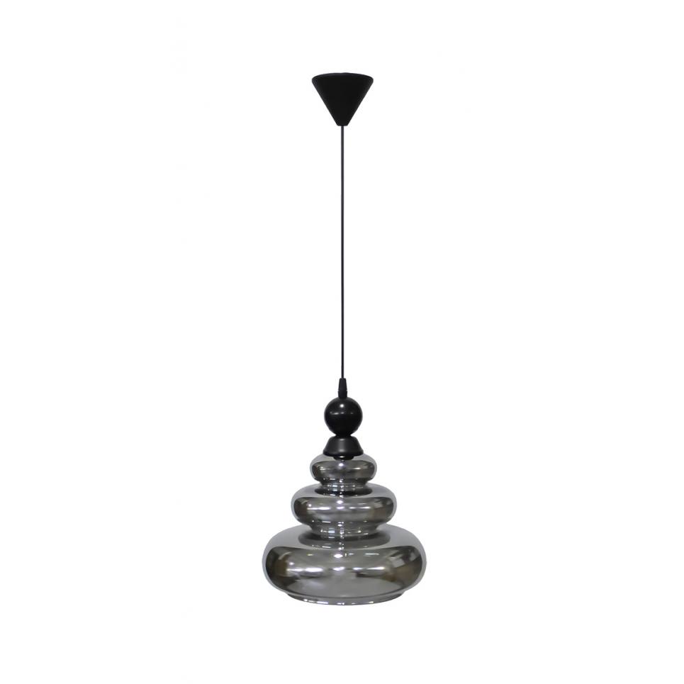 Heronia GL-6030/25 1L -B- ΜΠΙΛΙΑ PENDEL FUME Φ25 ΓΥΑΛΙΝΟ ΚΡΕΜΑΣΤΟ