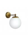 Heronia GL-600/AP GOLD MAT-WHITE ΑΠΛΙΚΑ ΣΦΑΙΡΑΚΙ Φ15
