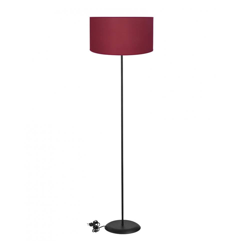 Heronia HFLB-07 FLOOR LAMP BL-ΚΟΚΚΙΝΟ ΔΑΠΕΔΟΥ ΜΕ ΑΜΠΑΖΟΥΡ Φ40 ΚΥΛΙΝΔΡΟ