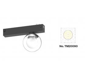 Inlight Φωτιστικό LED 7W 3CCT για μαγνητική ράγα 220V σε μαύρη απόχρωση D:8X10cm (TM20090)