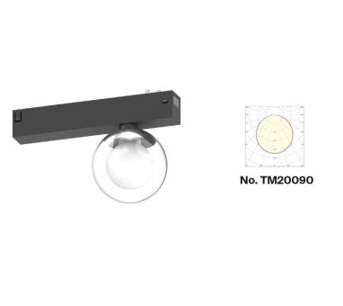 Inlight Φωτιστικό LED 7W 3CCT για μαγνητική ράγα 220V σε μαύρη απόχρωση D:8X10cm (TM20090)