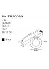 Inlight Φωτιστικό LED 7W 3CCT για μαγνητική ράγα 220V σε μαύρη απόχρωση D:8X10cm (TM20090)