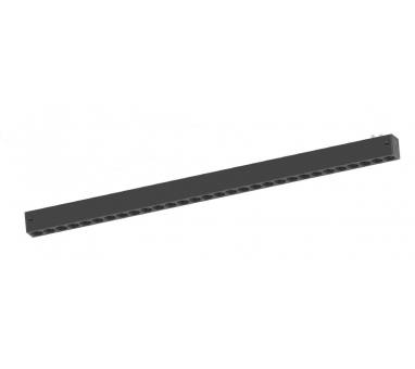 Inlight Γραμμικό Φωτιστικό LED 30W με Anti-glare Dots 3CCT 24° για μαγνητική Ράγα 220V  σε μαύρη απόχρωση D: 54,5x3cm (TM20020)
