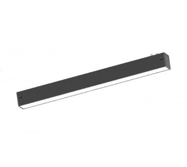 Inlight Γραμμικό Φωτιστικό LED 15W 3CCT 120° για μαγνητική Ράγα 220V  σε μαύρη απόχρωση D: 32,8x3cm (TM20030)