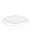 Inlight Πλαφονιέρα οροφής LED 28W 3CCT από λευκό μέταλλο και ακρυλικό D:50x5cm (42044-C-White)