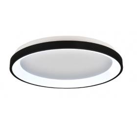 Inlight Πλαφονιέρα οροφής LED 28W 3CCT από μαύρο μέταλλο και ακρυλικό D:40x5cm (42044-C-Black)
