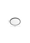 Inlight Πλαφονιέρα οροφής LED 24W 3CCT (by switch on base) σε ασημί απόχρωση D:30x2,5cm (42036-D-Silver)