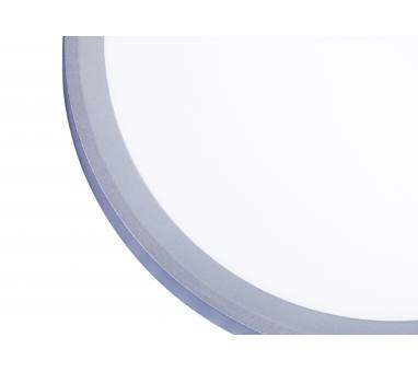 Inlight Πλαφονιέρα οροφής LED 50W 3CCT (by switch on base) σε ασημί απόχρωση D:60x2,5cm (42036-A-Silver)