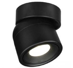 InLight Φωτιστικό Σποτ Οροφής LED 7W, 3000K , Μαύρο, D:9x9,3cm (9096-Black)